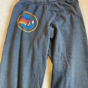 Aviator Nation Charcoal Gray Sweatpants size M